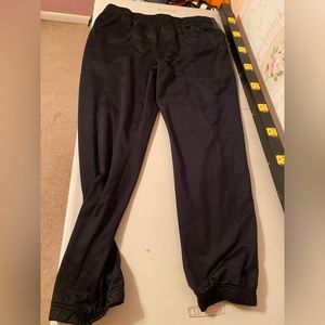 Star Black Athletic Track Pants Size X-Large